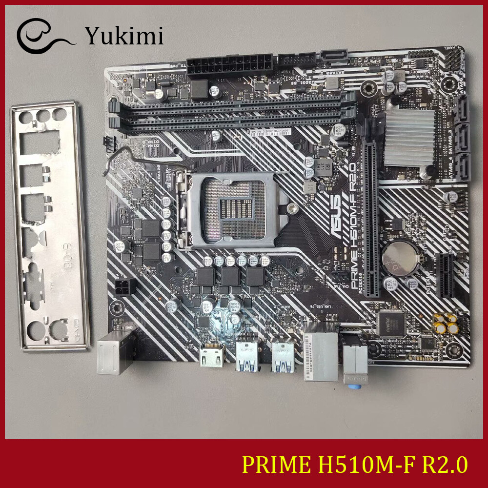 FOR ASUS PRIME H510M-F R2.0 DDR4*2 64GB LGA 1200 HDMI mATX Motherboard Test OK