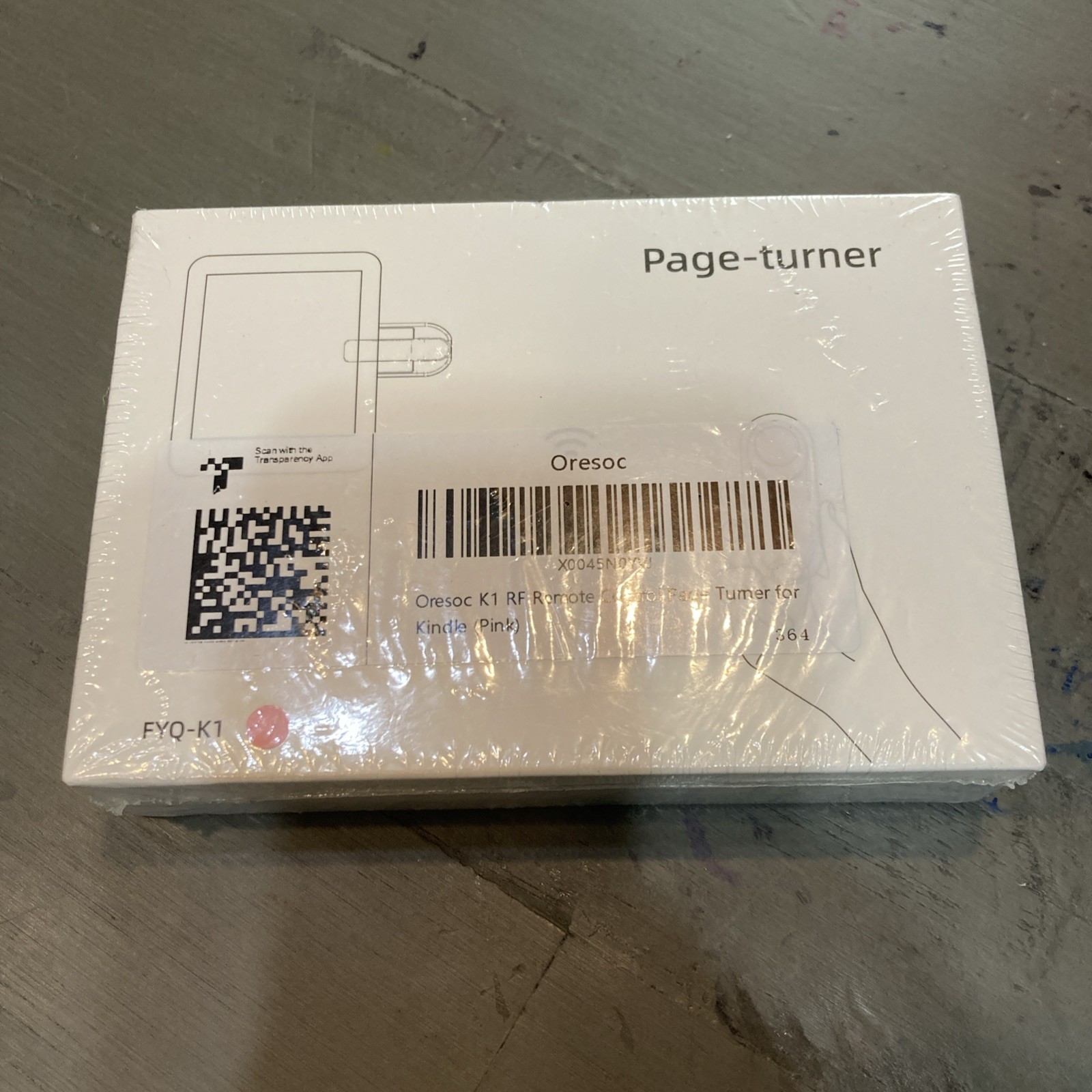 RF Remote Control Page Turner for Kindle Paperwhite Ipad Reading