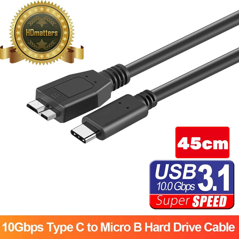  usb c to micro b 3.0 cable 10G Type C USB 3.1 HDD cable USB C Hard Drive cable