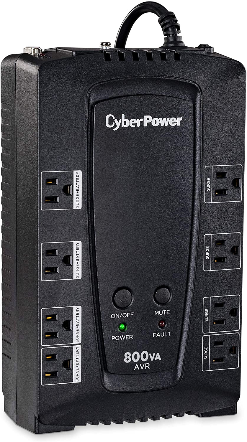 CyberPower CP800AVR CP 800VA/450W 8 Outlets Compact UPS - Certified Refurbished