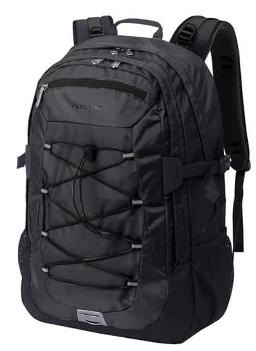 Laptop Backpack, Durable Daypack for Commute Hiking | Water Repellent, One