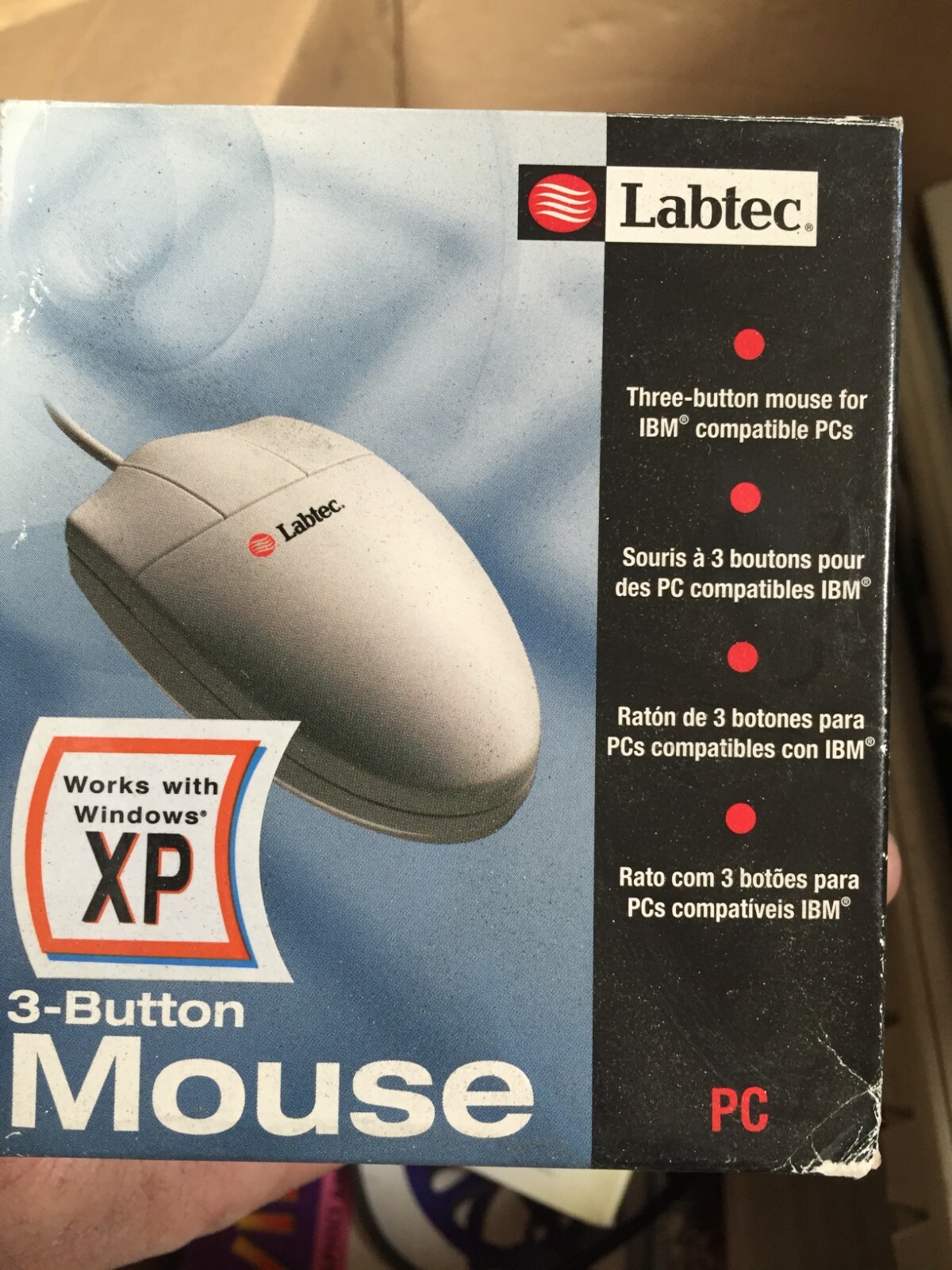 LABTEC 3B COM 911523  3 Button Mouse mouse Series Specs