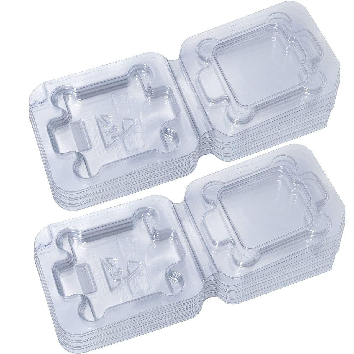ToToT 14pcs Universal CPU Protection Box 5.5x6.5cm Computer CPU Case Tray Fli...
