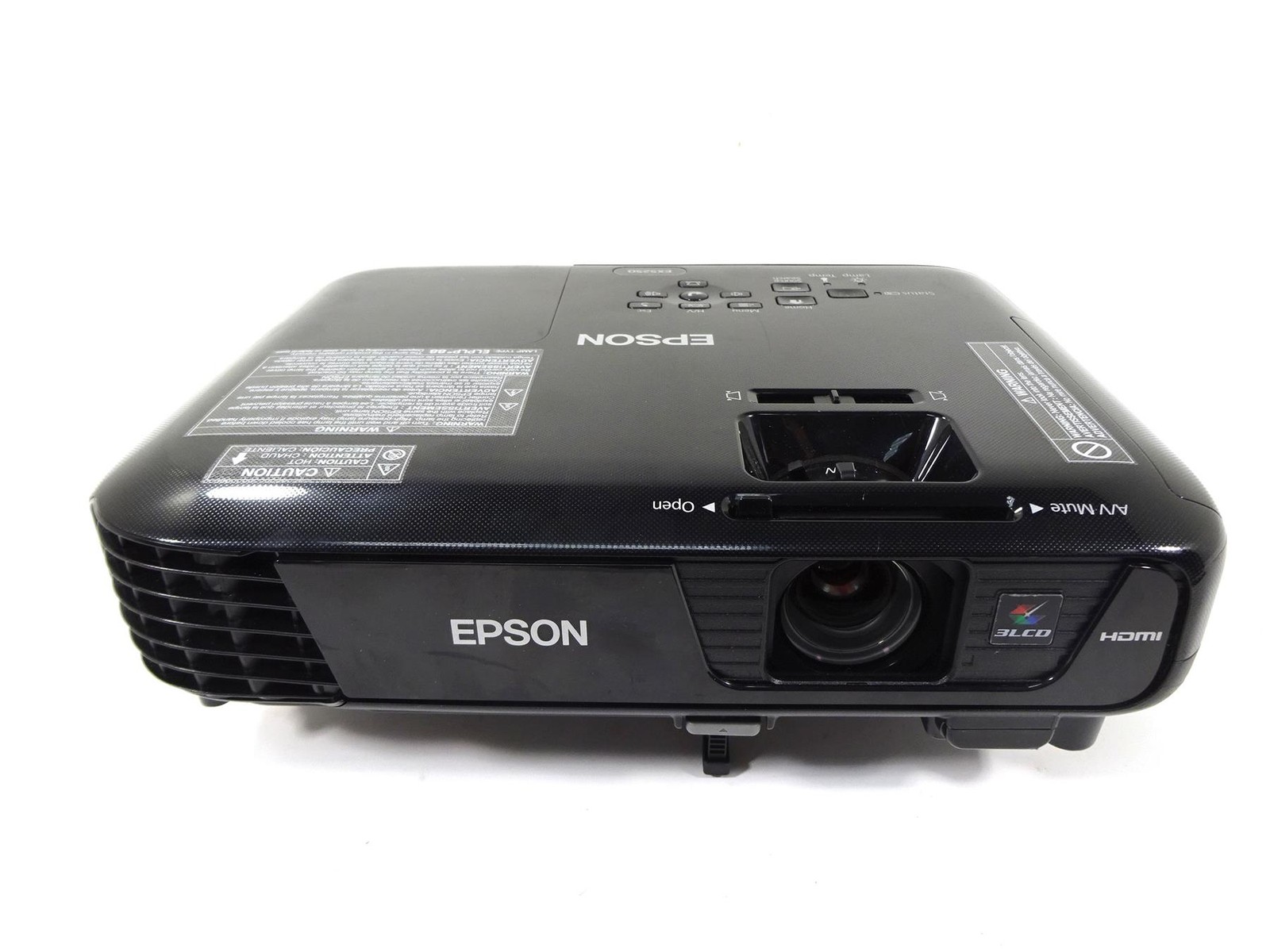 Epson EX5250 LCD Projector HDMI 3600 Lumens - Lamp Timer : 30 Hours