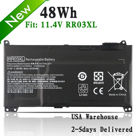 RR03XL HSTNN-LB7I 48Wh Battery for HP ProBook 430 G4 440 G4 450 G4 455 G4 470 G4