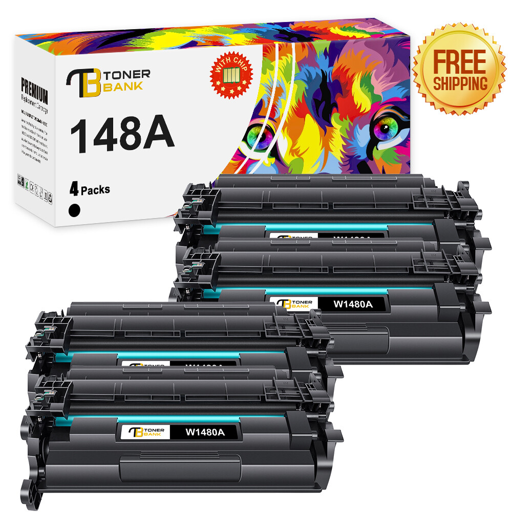 4PK W1480A Toner Cartridge Fit for HP LaserJet Pro 4001n 4001dw Lot [NEW CHIP]