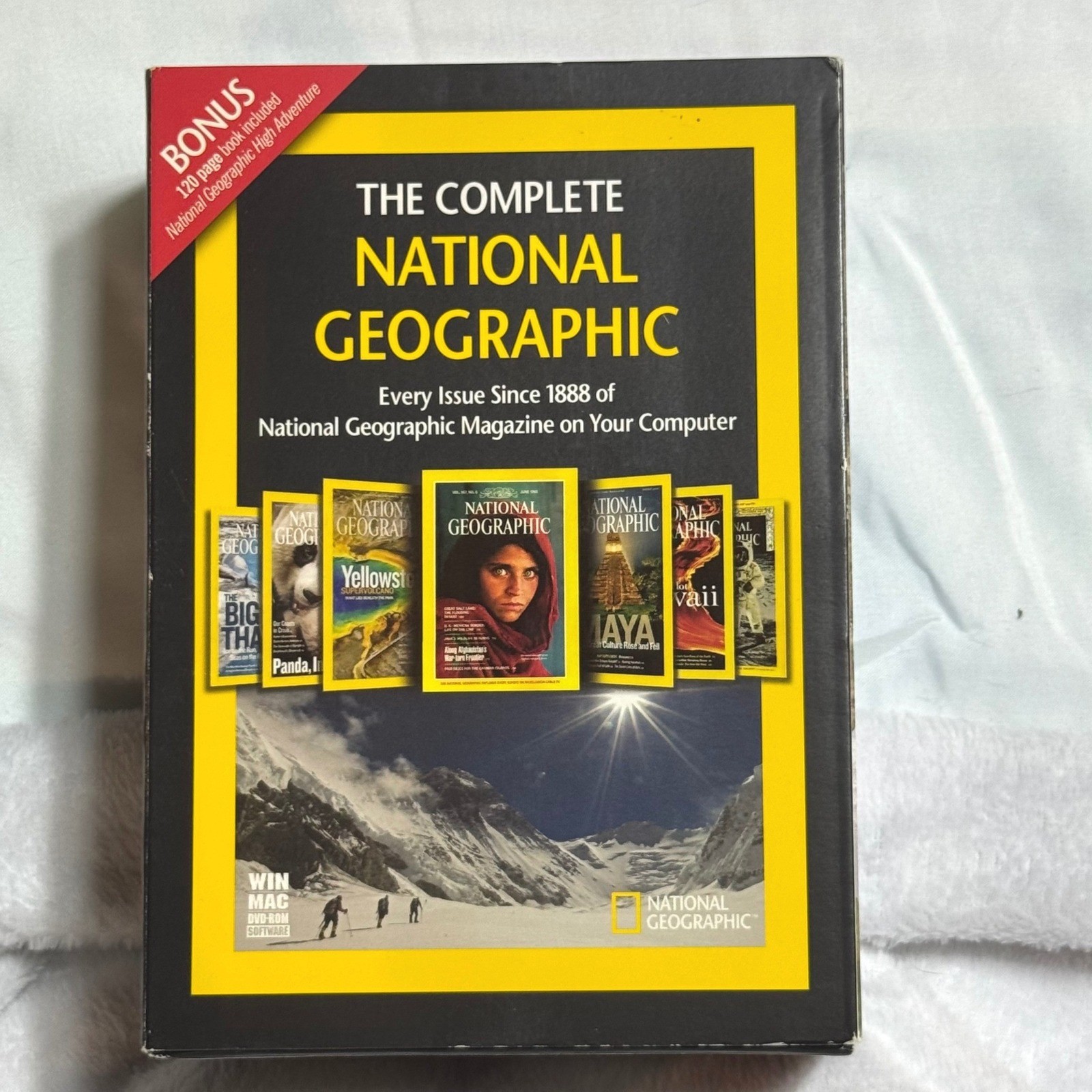 National Geographic Complete 1888-2009 6 DVD-ROM Set Book PC Mac