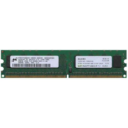 Micron MT8HTF3264AY-40EB3 256MB Memory RAM PC2-3200U-333-11-A0 Tested Working