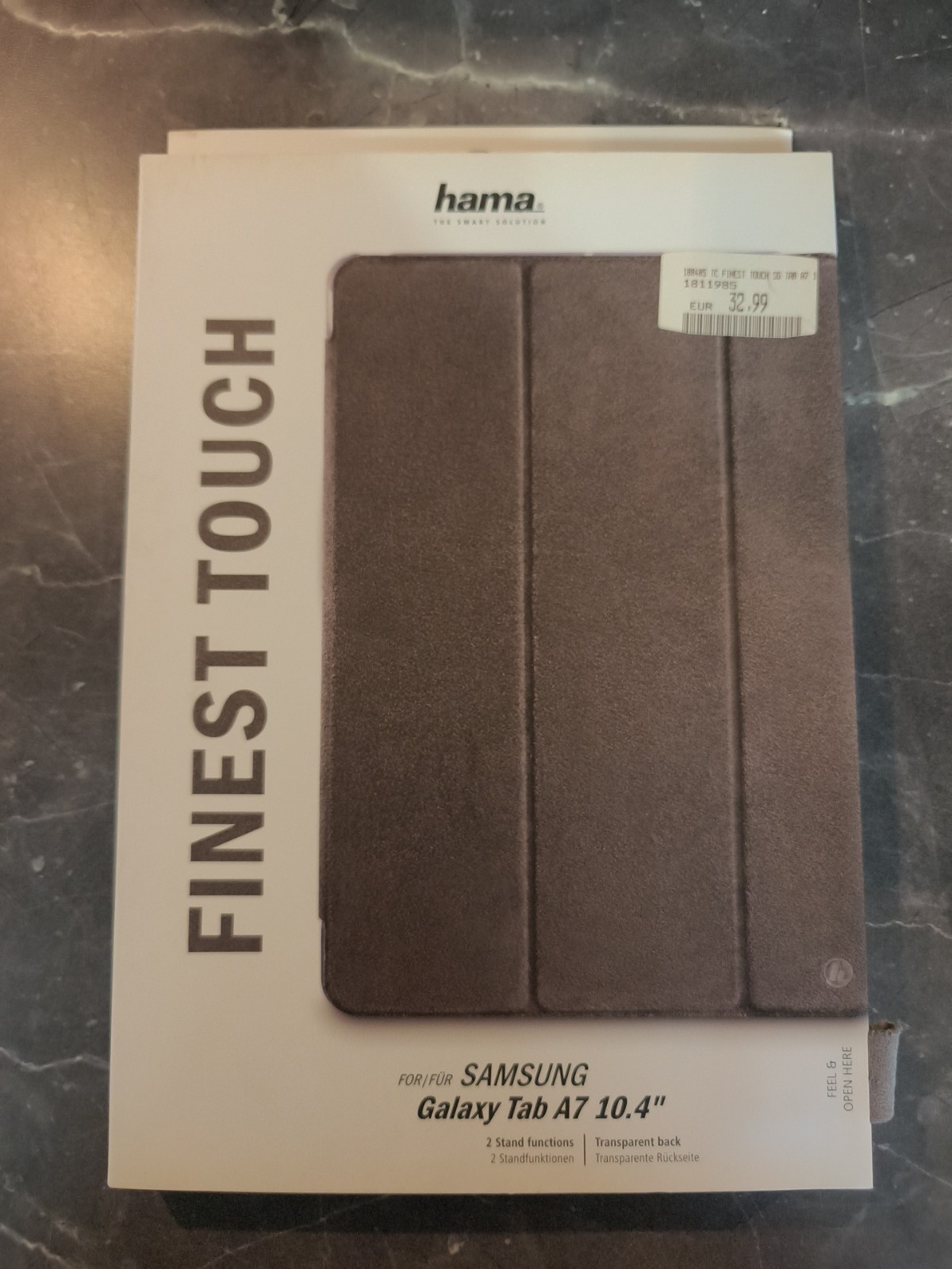 Hama *Finest Touch* For Samsung Galaxy Tab A7 *10.4* Grey