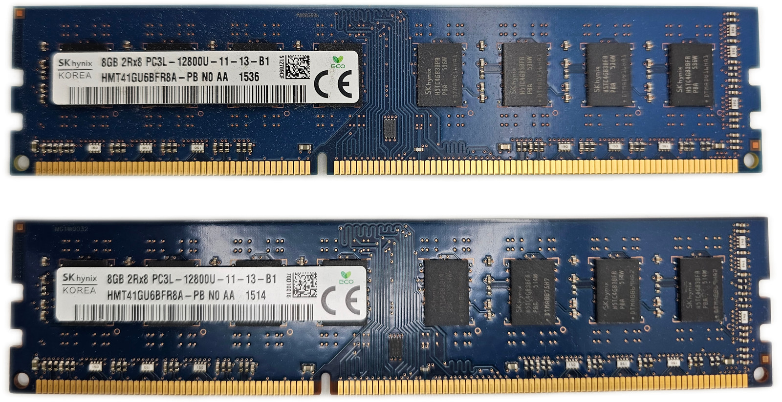 SK HYNIX 16GB DDR3-1600 PC3-12800 UDIMM DESKTOP RAM (2x8GB)
