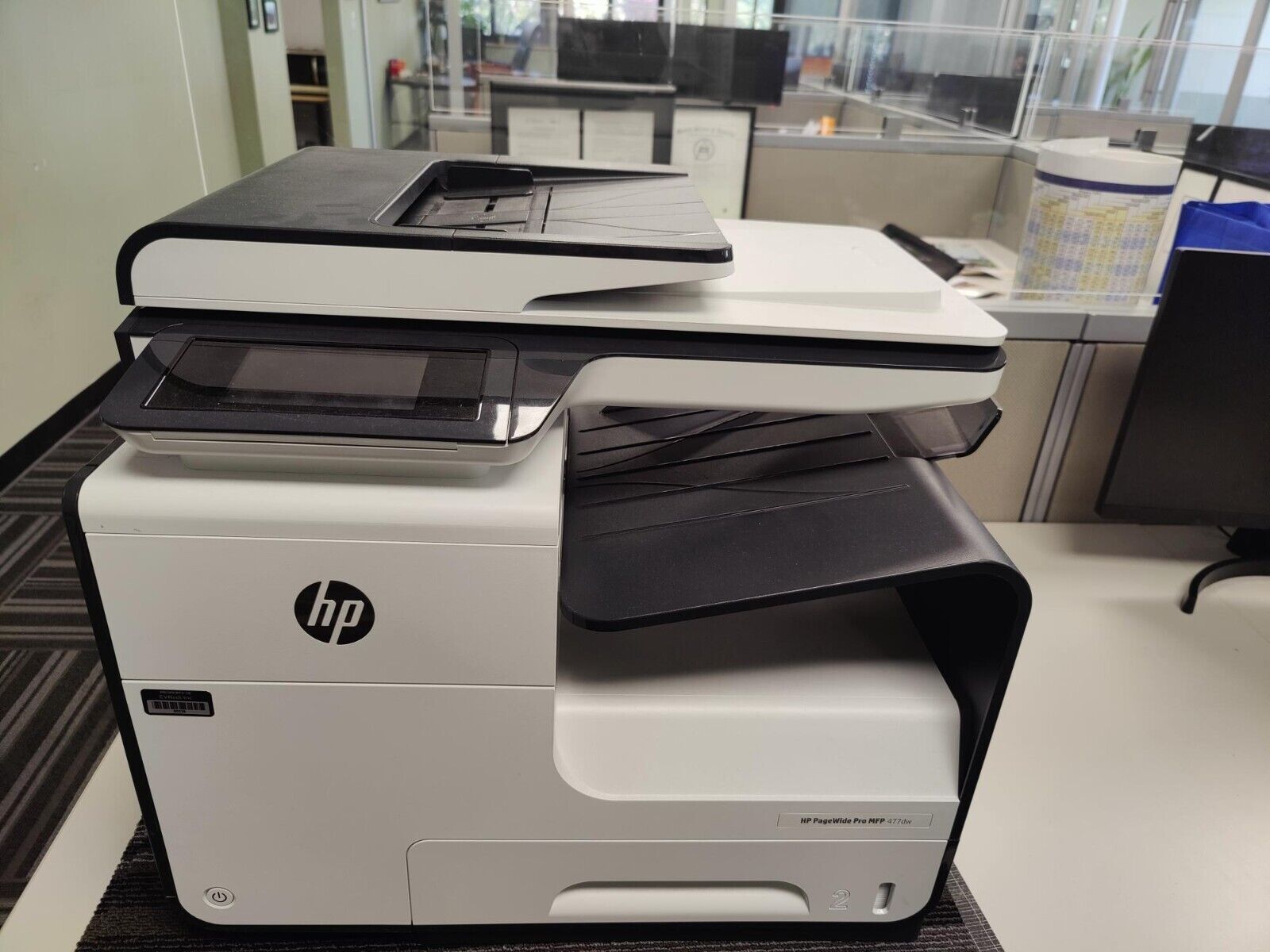 Used HP PageWide Pro MFP 477dn All-In-One Printer