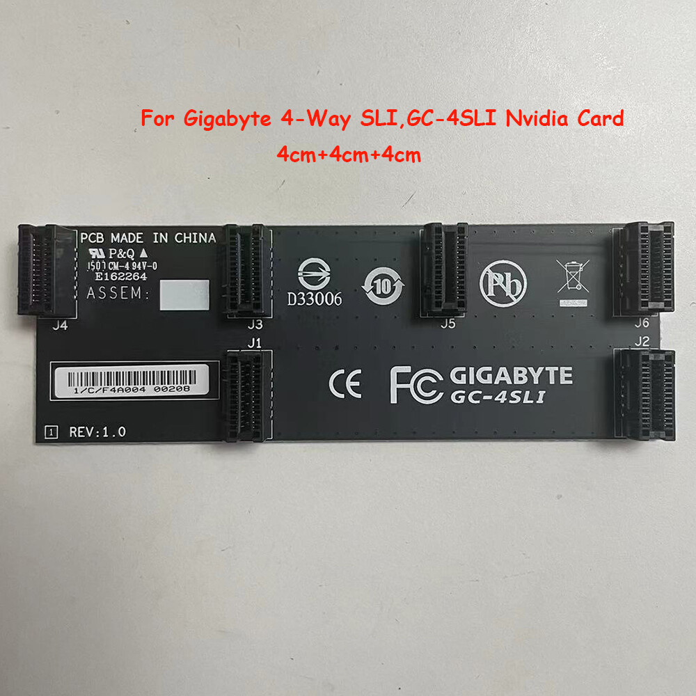For Gigabyte GC-3SLI, GC-4SLI, 4-Way SLI, nVidia Card SLI Bridge Board Connector
