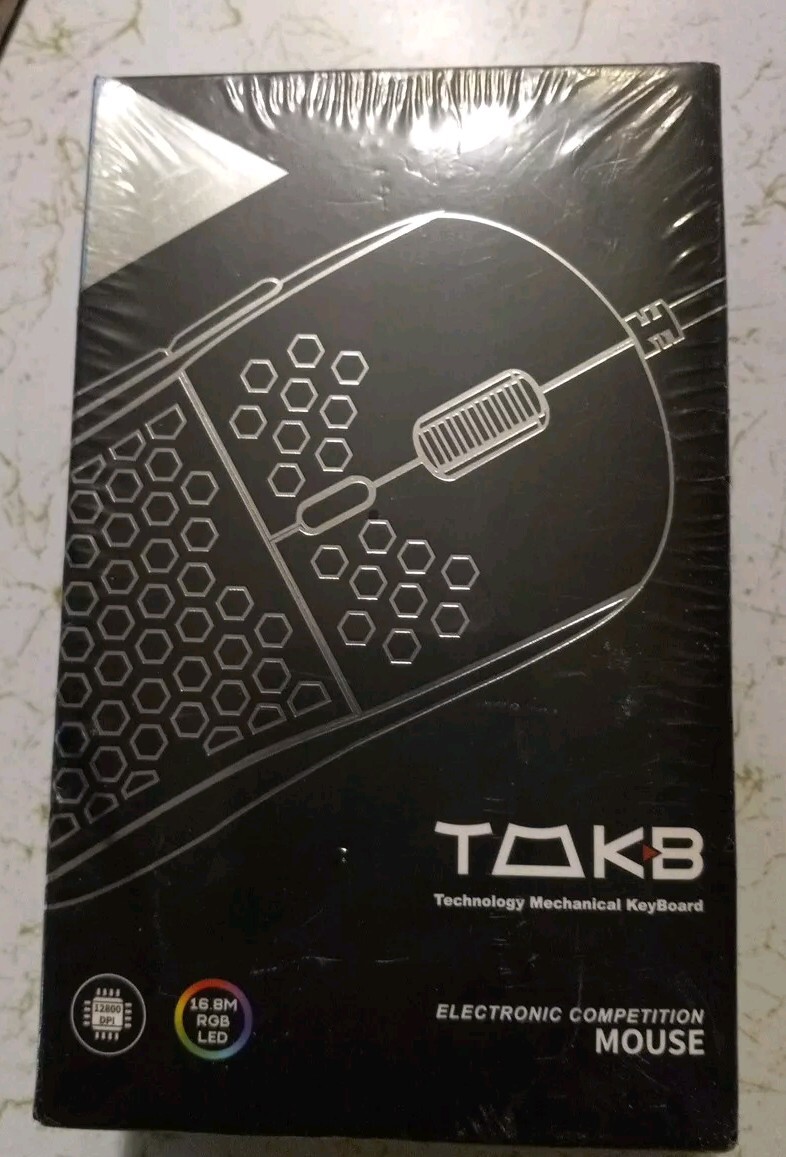 TOKB Electronic Competition Mouse TMKB M1 SE New Sealed Package Matte Black