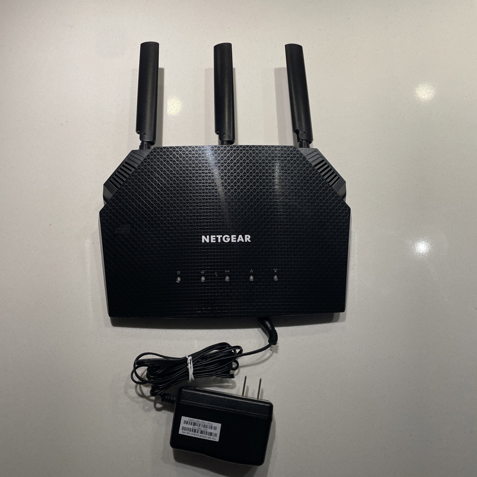 used: NETGEAR RAX10 AX1800 WiFi 6 Dual-Band Router, Armor, Parental, 4 LAN Ports