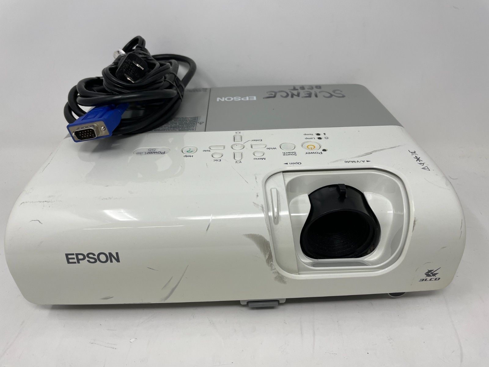 Epson PowerLite S5  EMP-S5 3LCD Projector - Lamp Hours: 1694Hrs