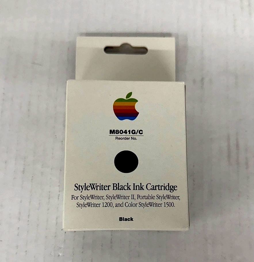 Apple StyleWriter Black Inkjet Cartridge M8041G/C for II, 1200, 1500 (13C-B1)