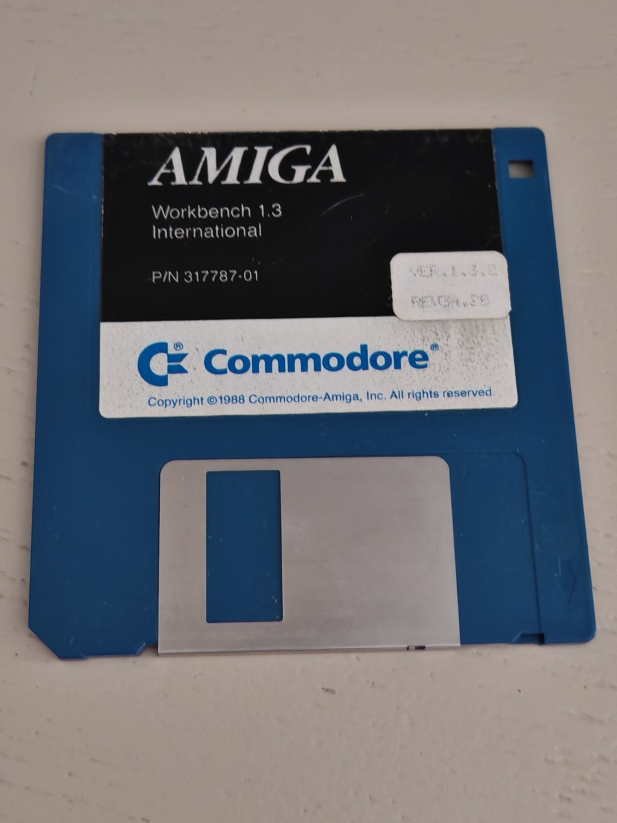 Original Commodore Amiga Workbench 1.3 International Floppy P/N 317787-01 1988