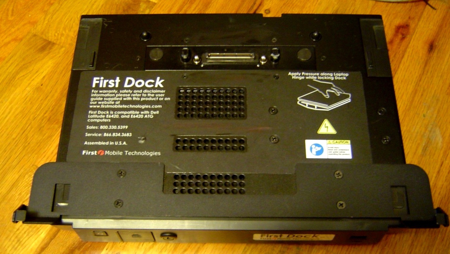 First Mobile Technologies FM-D-E6420 Docking Station for Dell Laptop Police EMS 