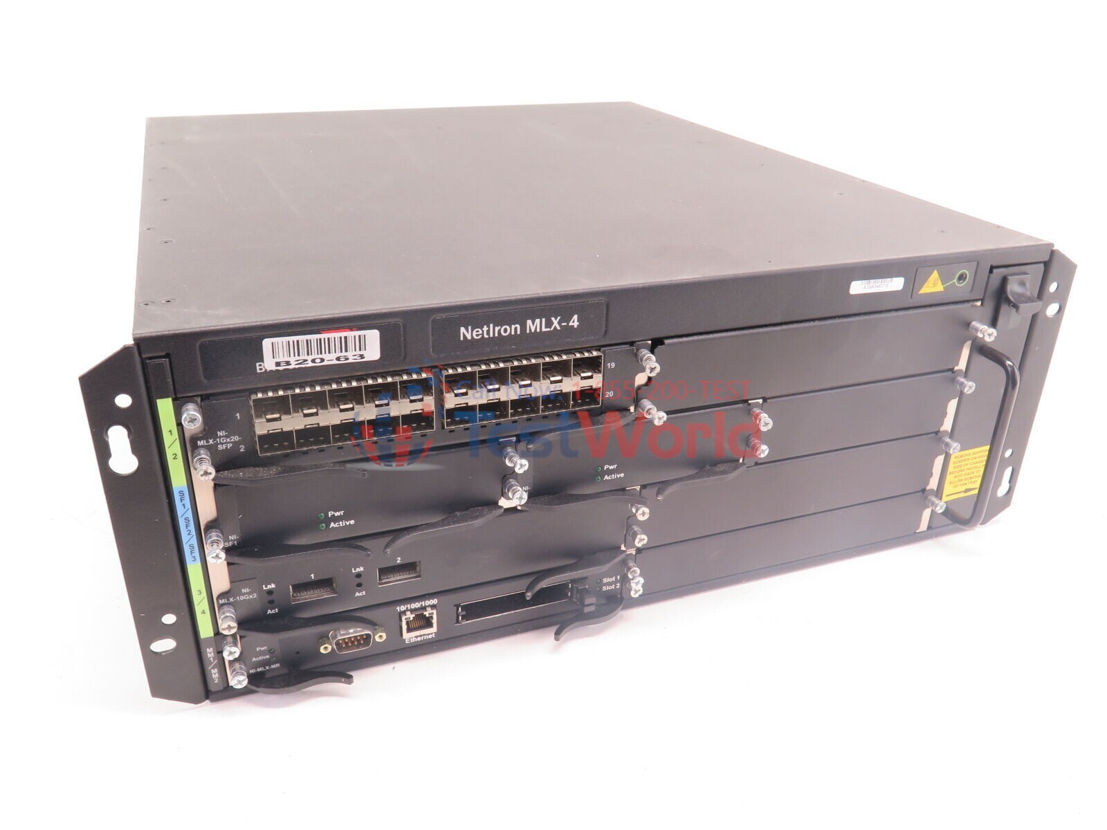 Brocade Foundry NetIron NI-MLX-4-AC Router