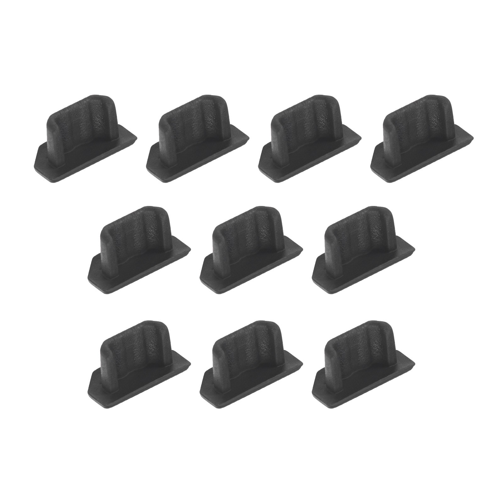 Micro USB Anti Dust Plug Port Dust Silicone Covers Caps Stoppers Black 30pcs