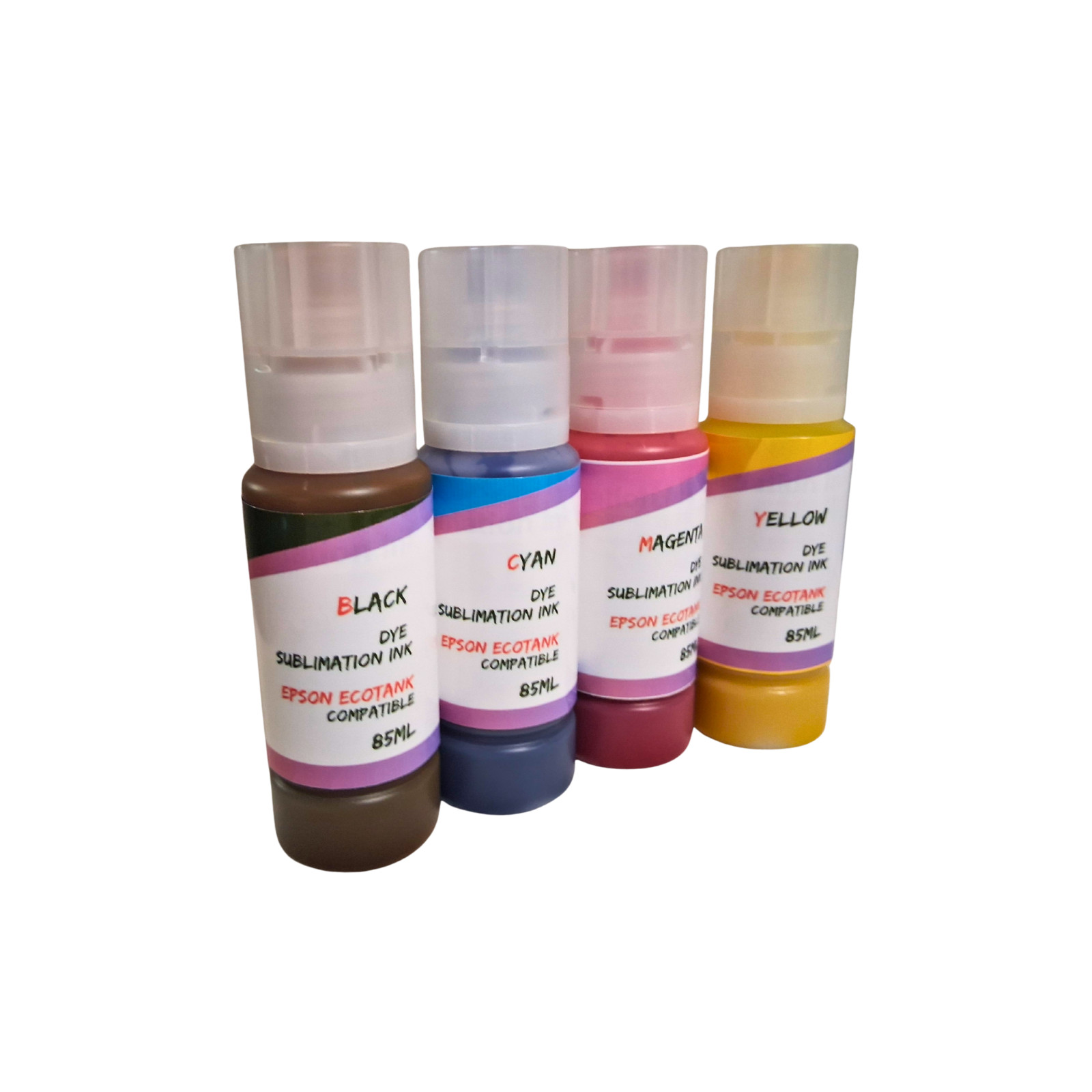 4- 85ml Dye Sublimation Ink for Epson EcoTank Printers