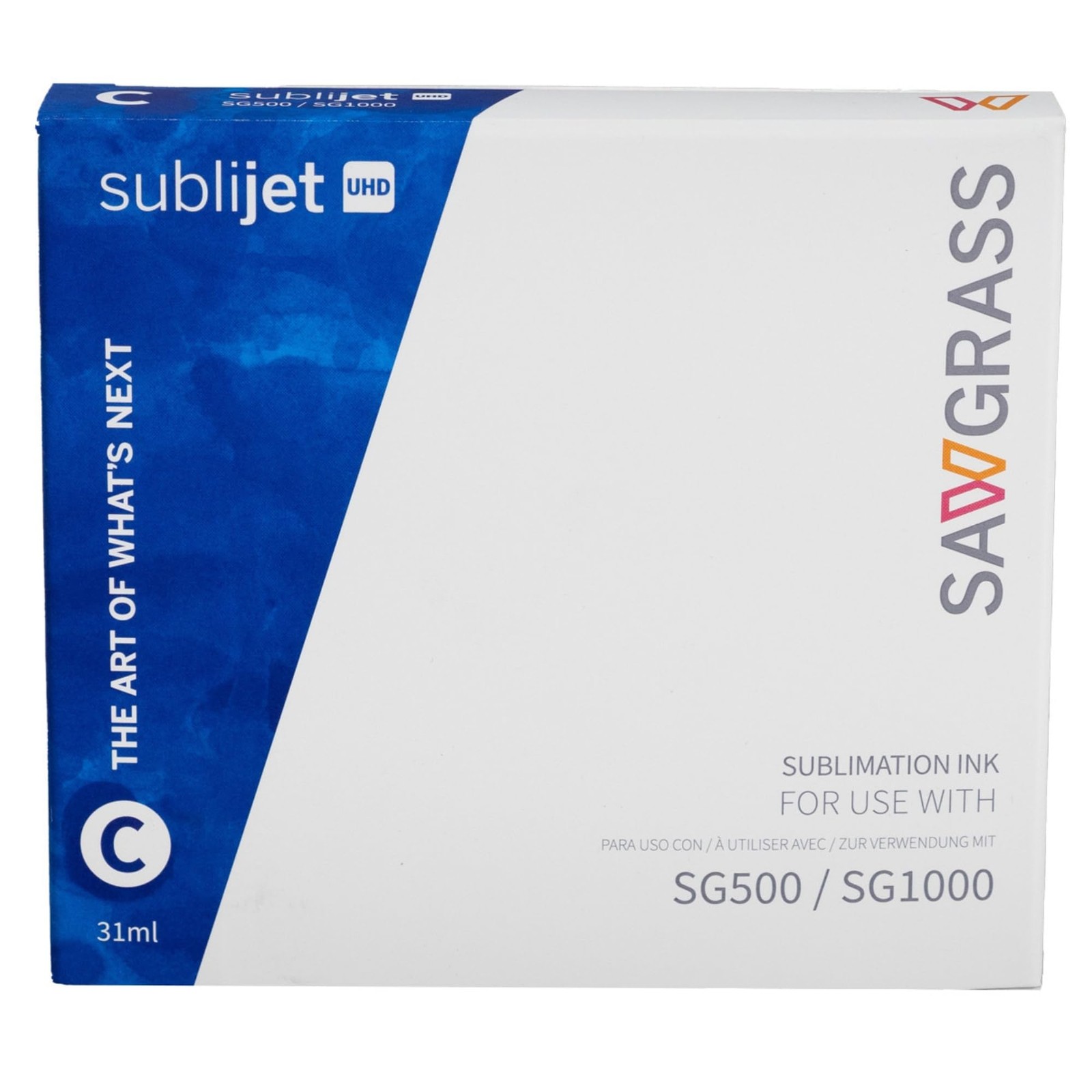 Sawgrass SubliJet UHD Sublimation Ink Cartridge - Cyan - 1 Pack, 