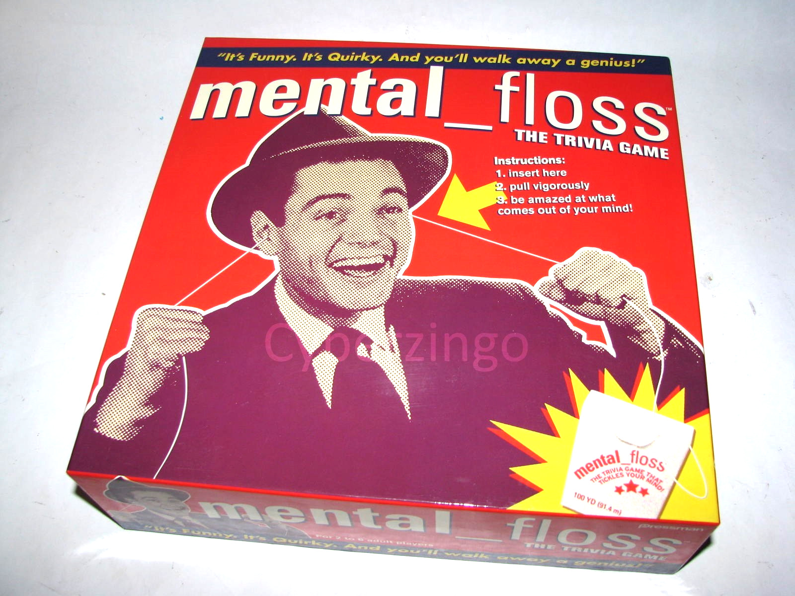 Mental Floss The Trivia Game Funny And Quirky Pressman 100% Complete 3638