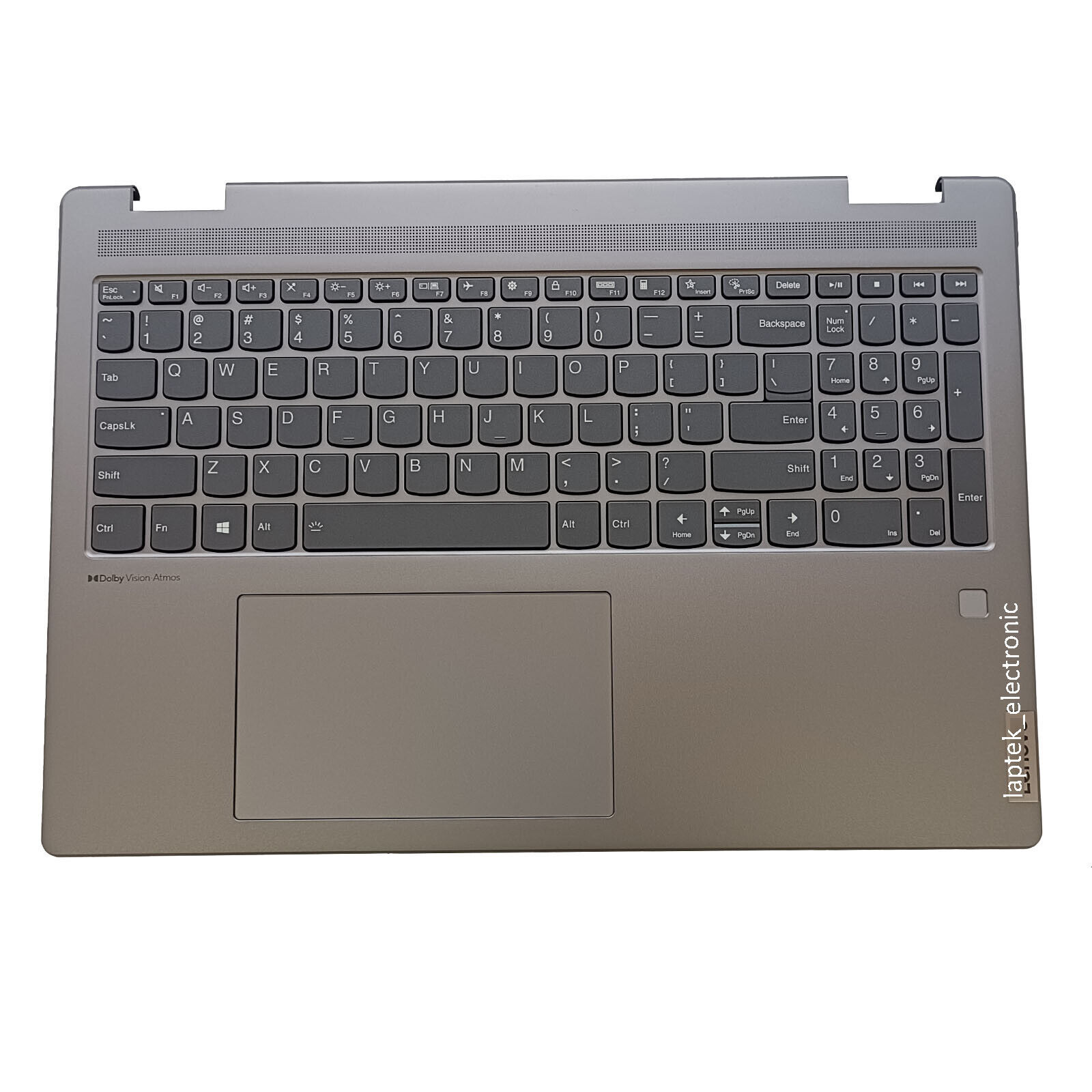For Lenovo Yoga 7 16IAP7 Palmrest Case Backlit Keyboard SG 5CB1J01857 Slate Grey