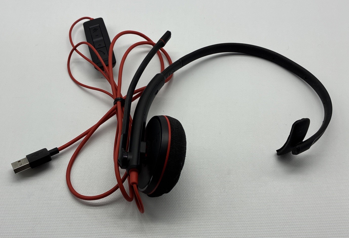 Plantronics Blackwire 3210 USB  Over The Ear Headset Single.