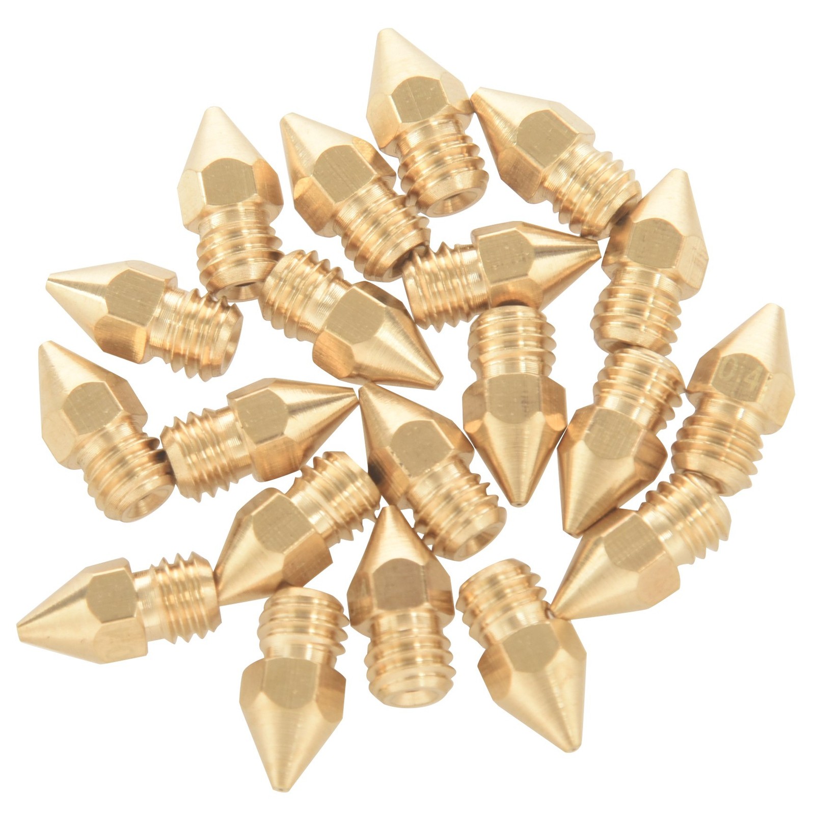 20 PCS 3D Printer Nozzle 0.4mm MK8 Extruder Head for  Cr10 D7X38824
