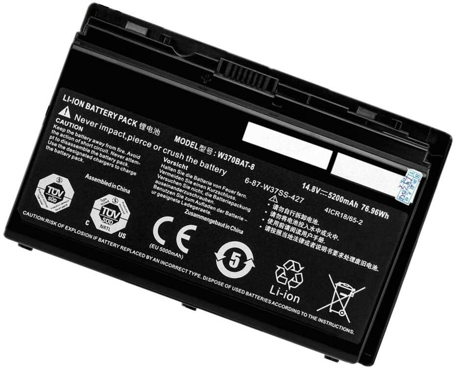  Genuine W370BAT-8 6-87-W37SS-427 W350ET Battery for Clevo W370ET W350ST W350ETQ