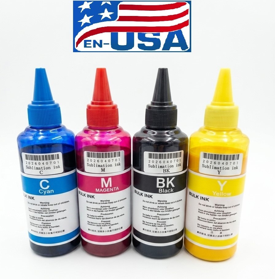 Premium Sublimation Ink kit compatible with Epson EcoTank  printer 400ml CMKY