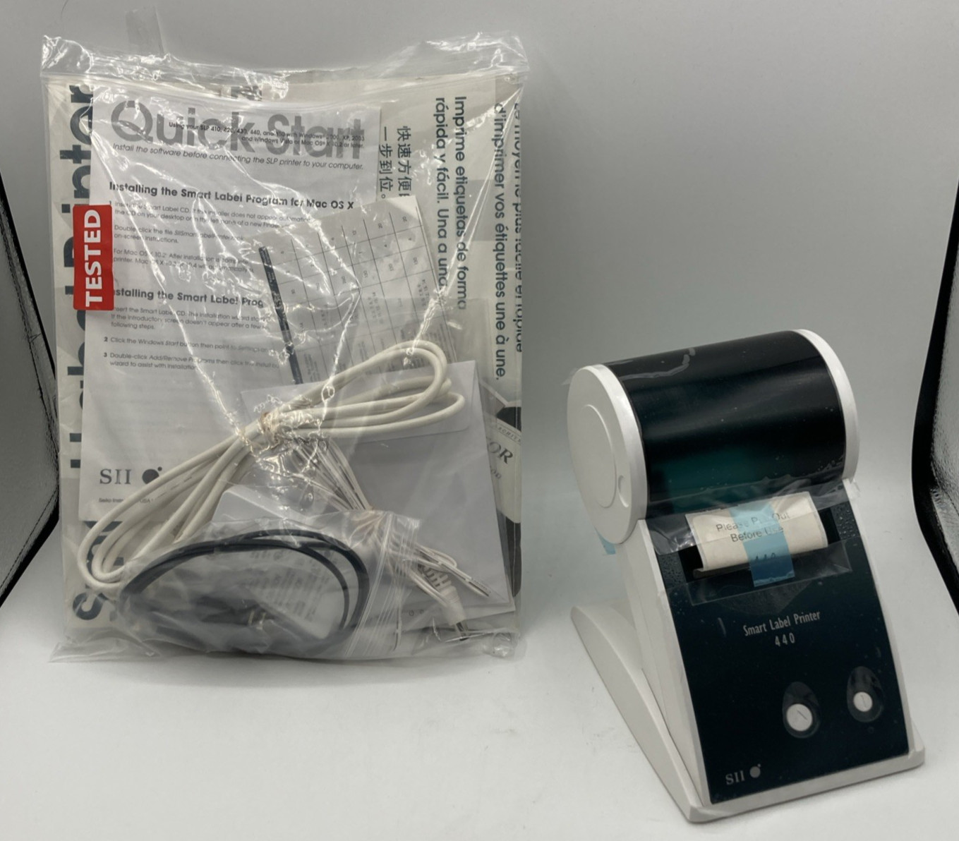 Seiko Instruments Smart Label Printer SLP 440 Complete Tested
