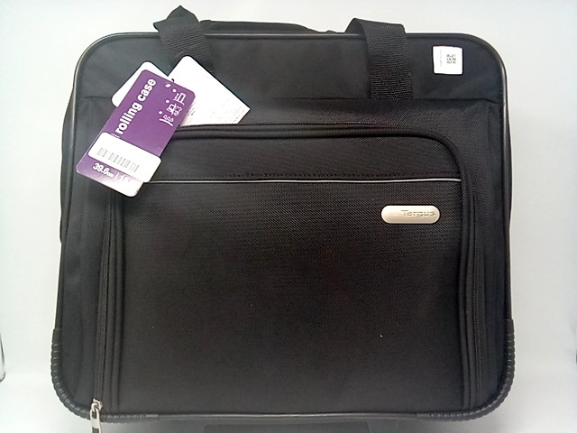 Targus Rolling Laptop Case 1200D Polyester  16-1/2 X 7-1/2 X 14  Black, TBR003US