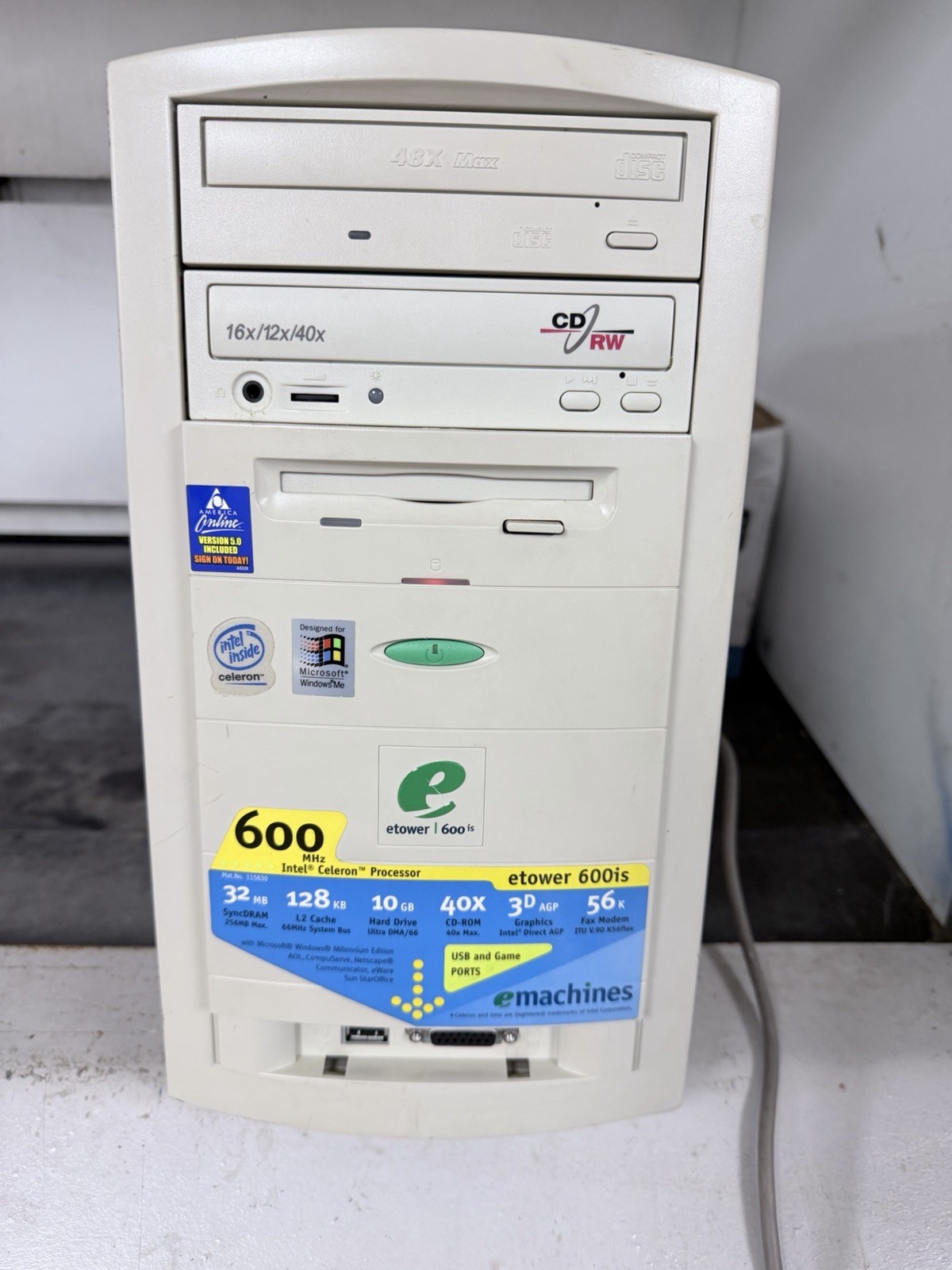 Vintage eMachines eTower 600is Celeron - Boots