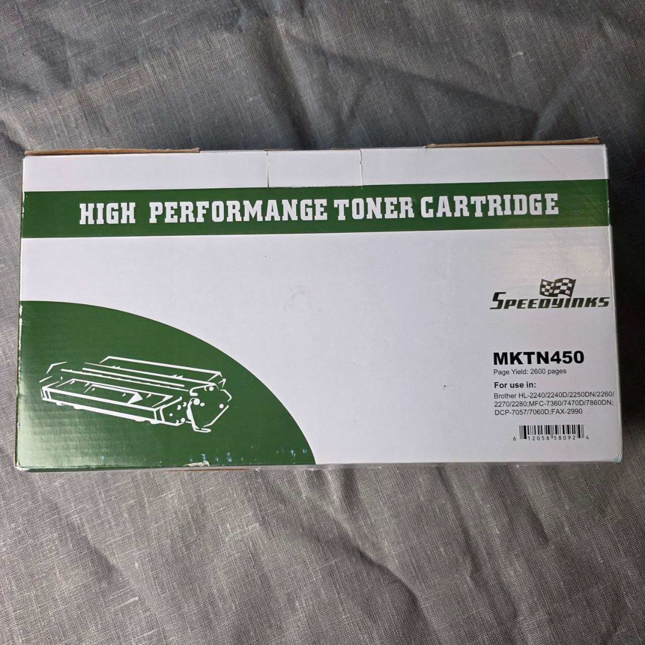 SPEEDYINKS MKTN450 HIGH PERFORMANCE TONER CARTRIDGE NIB Brother