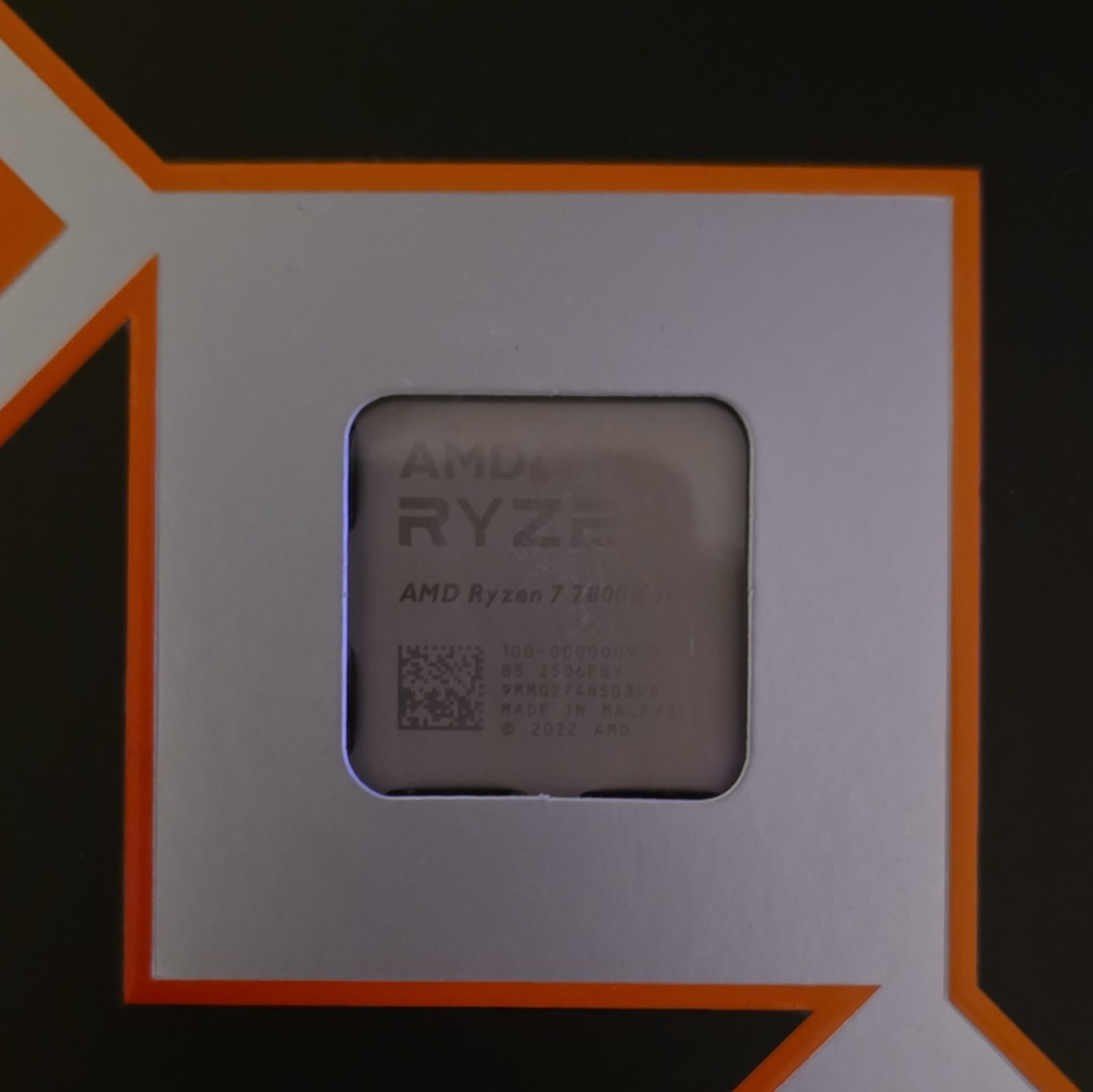 AMD Ryzen 7 7800X3D 8-Core Socket AM5 4.2GHz CPU 96MB L3 100-000000910