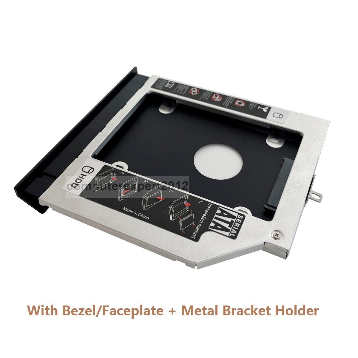 Faceplate Bezel Cover 2nd HDD SSD Hard Drive Caddy For Lenovo ThinkPad E540 E531