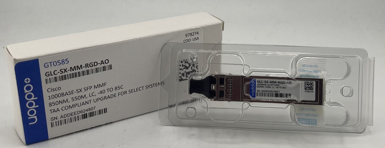 ADDON NETWORKS GLC-SX-MM-RGD-AO 850NM 550M LC TRANSCEIVER MODULES