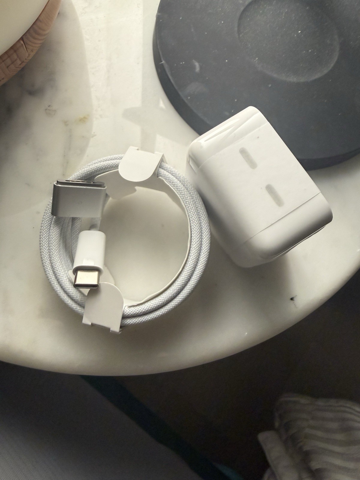 Apple 35 W Dual Usb-C Power Adapter Plus Braided Usb-C Cable - ￼￼￼ Genuine