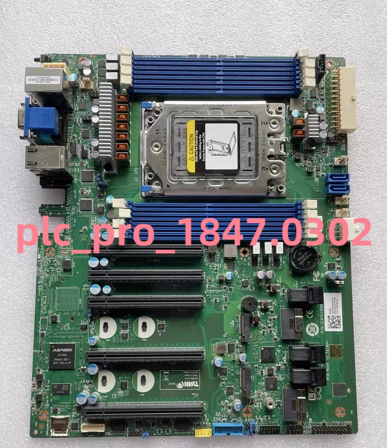 Used TYAN S8030 GM2NE ATX Server Motherboard SP3 Supports AMD EPYC 7002 7003 CPU