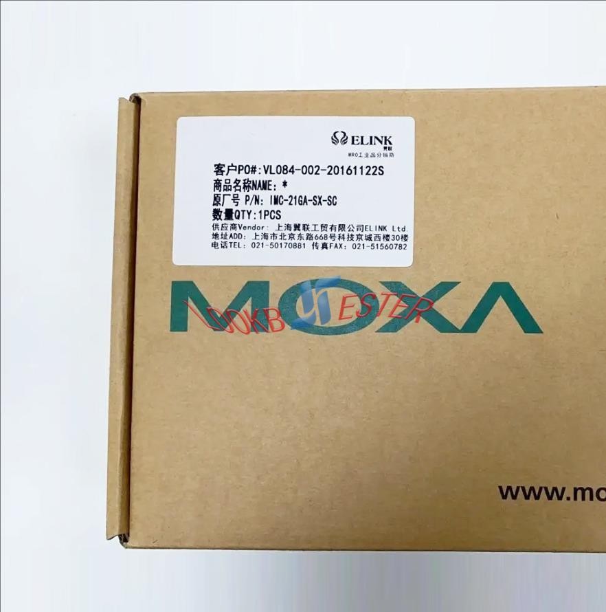 1PCS New MOXA IMC-21GA-SX-SC Gigabit Multimode Transceiver SC Interface