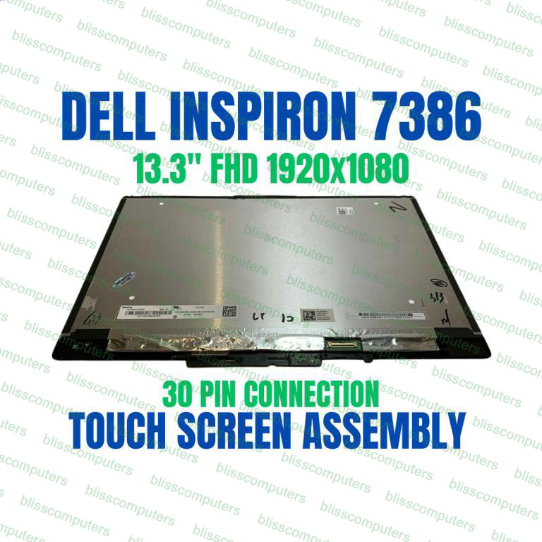 W3MGJ N133HCE-EPA Rev.C1 DELL LED LCD TOUCH 13 7386 P91G