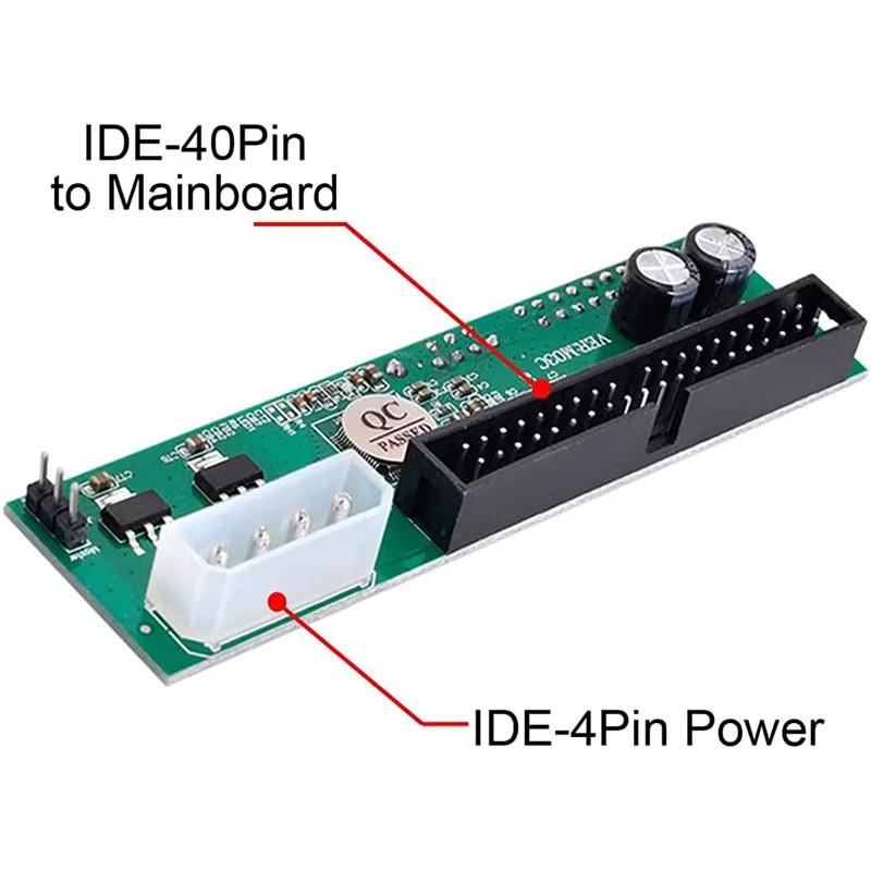 SATA to IDE Adapter Converter 2.5 Sata Female to 3.5 inch IDE Male 40 pin