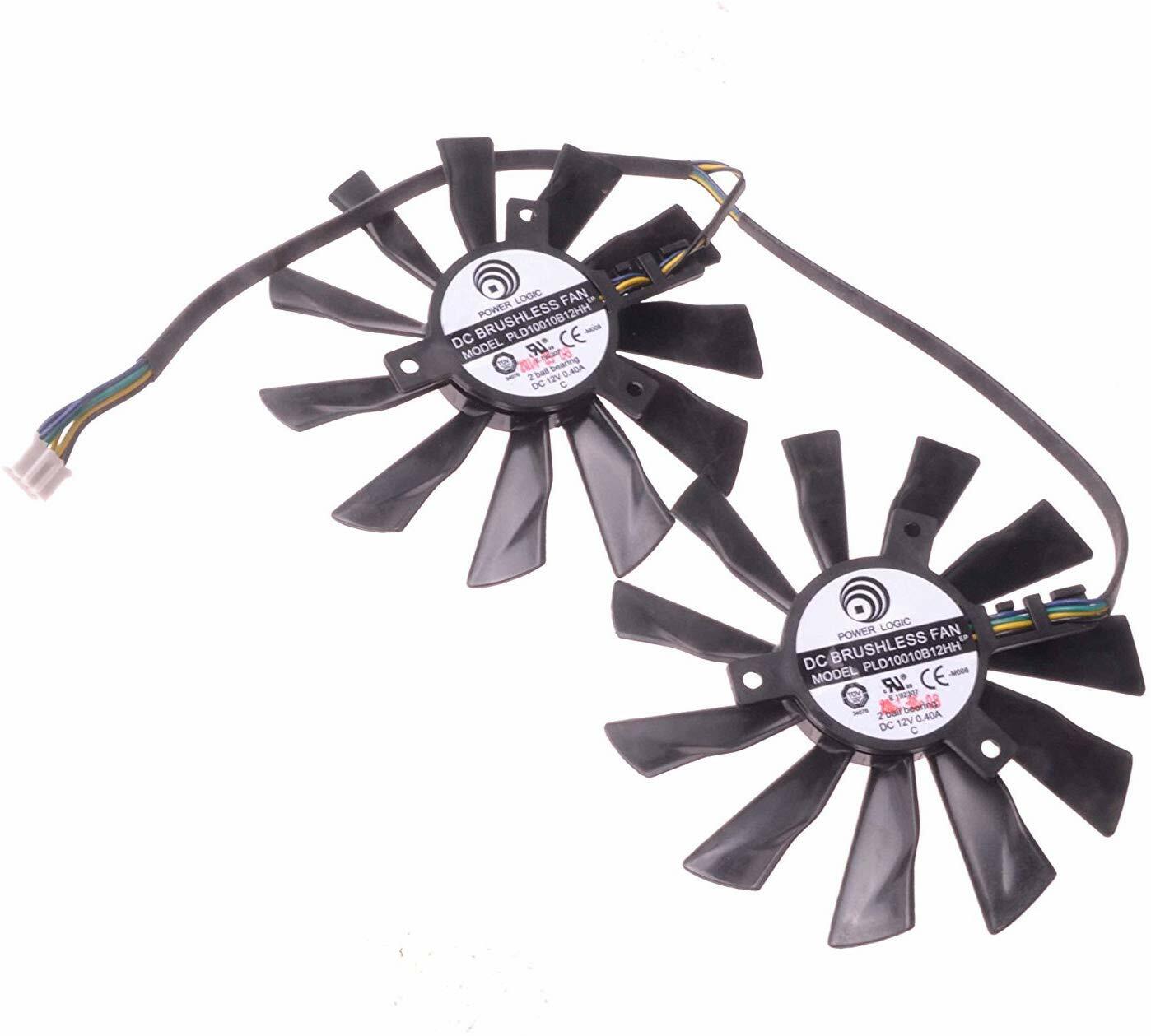 95mm MSI Video Card Fan R9-290X 280X 270X R7-260X GTX 760 770 PLD10010S12HH 4Pin