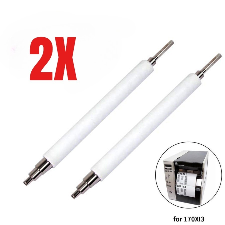 2PCS Platen Roller for Zebra 170XiII 170Xilll 170Xi3 170Xi4 Plus Printer G46278M