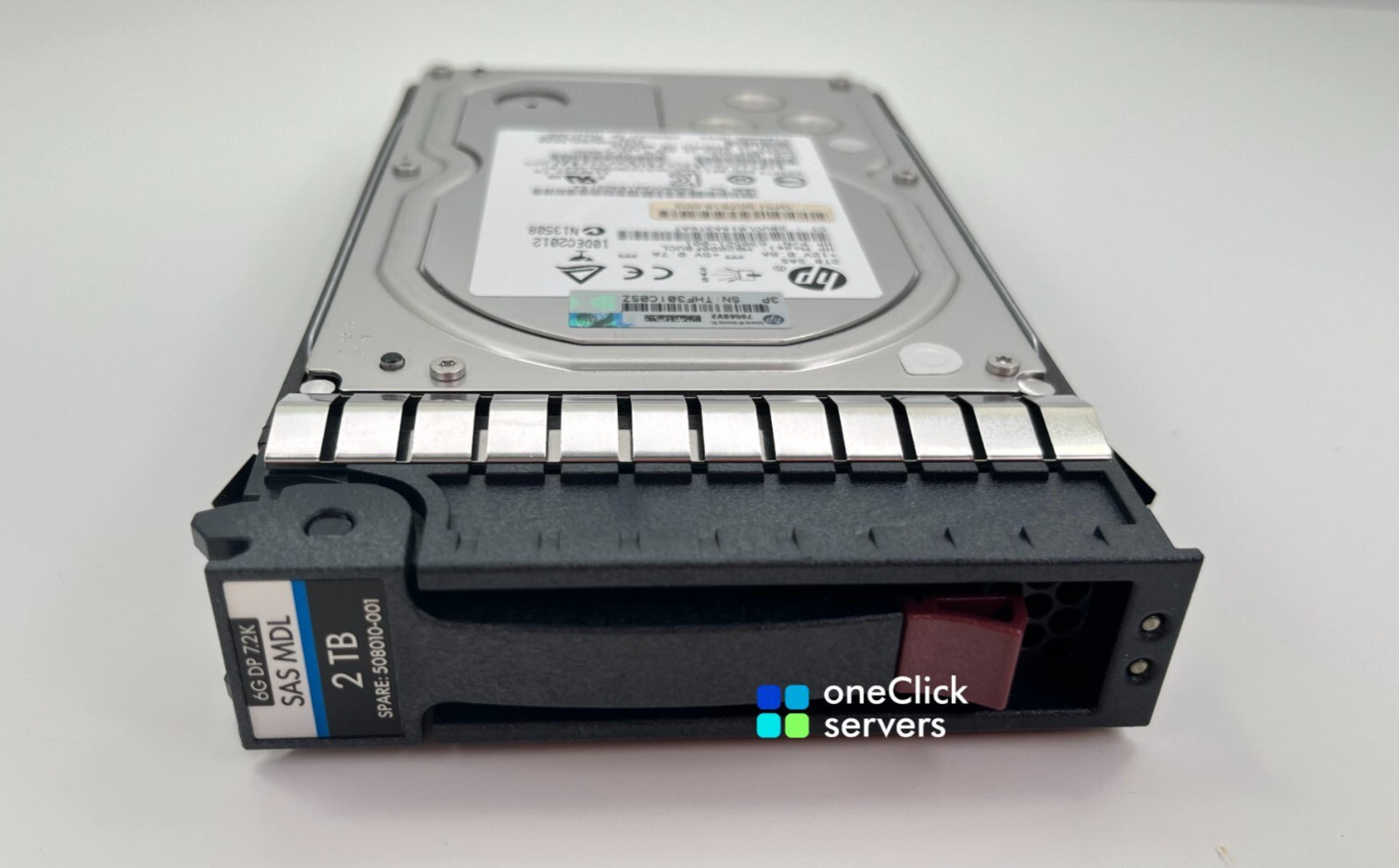 HP 2TB 7.2K RPM 6G DP SAS 3.5 LFF HDD MDL Hard Drive QR Tray 508010-001