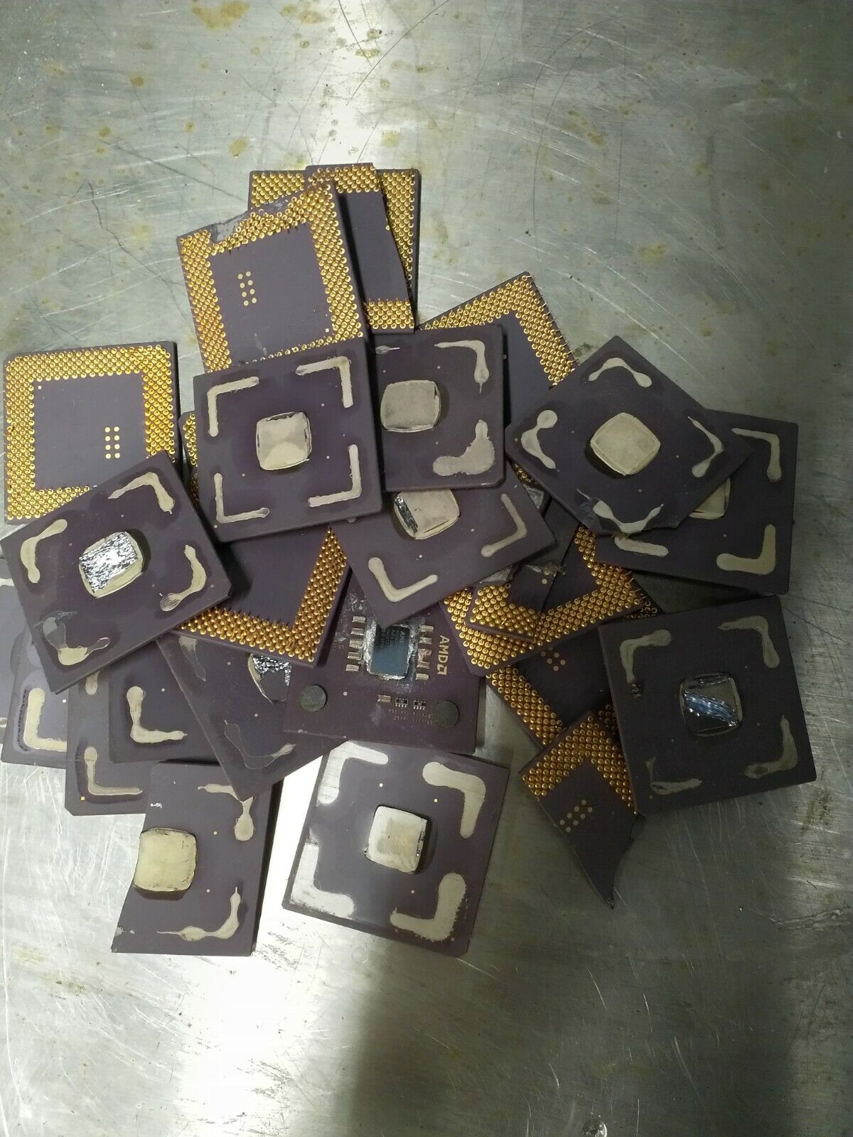 1lb AMD and other Ceramic CPU Processor Gold Recovery about 450g 