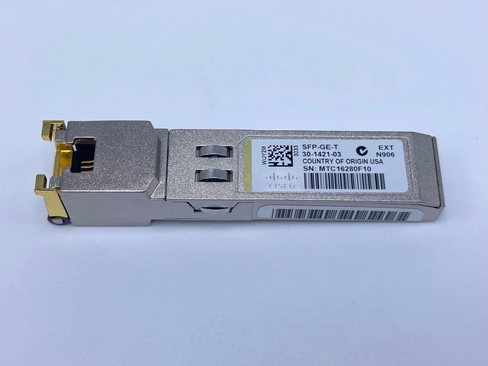 Cisco SFP-GE-T EXT 1000BASE-T RJ45 SFP Transceiver 30-1421-01