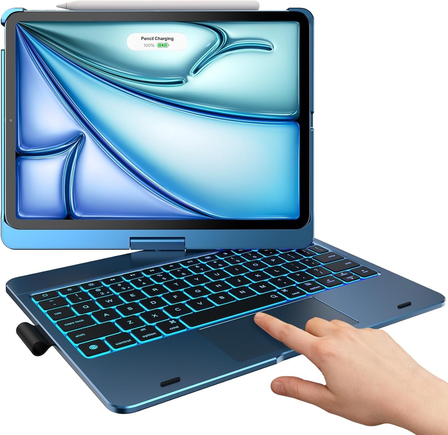 Typecase Touch Keyboard Case iPad Air 11 Pro 11 360 Pacific Blue OPEN BOX